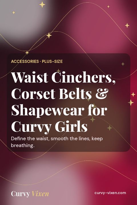 Waist Cinchers, Corset Belts & Shapewear for Curvy Girls